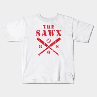 The sawx Boston red Sox baseball team Kids T-Shirt